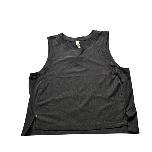 Lululemon Tops - Lululemon Train to Be Tank Top Womens Small Black Athletic Mesh Cropped Training